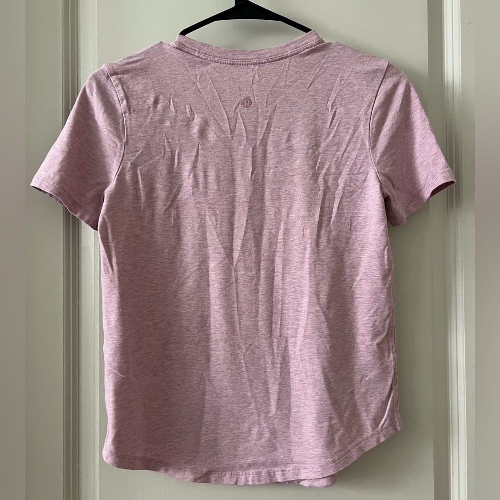 Lululemon crew neck purple top shirt